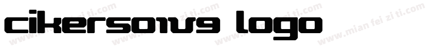cikers01v9 logo字体转换